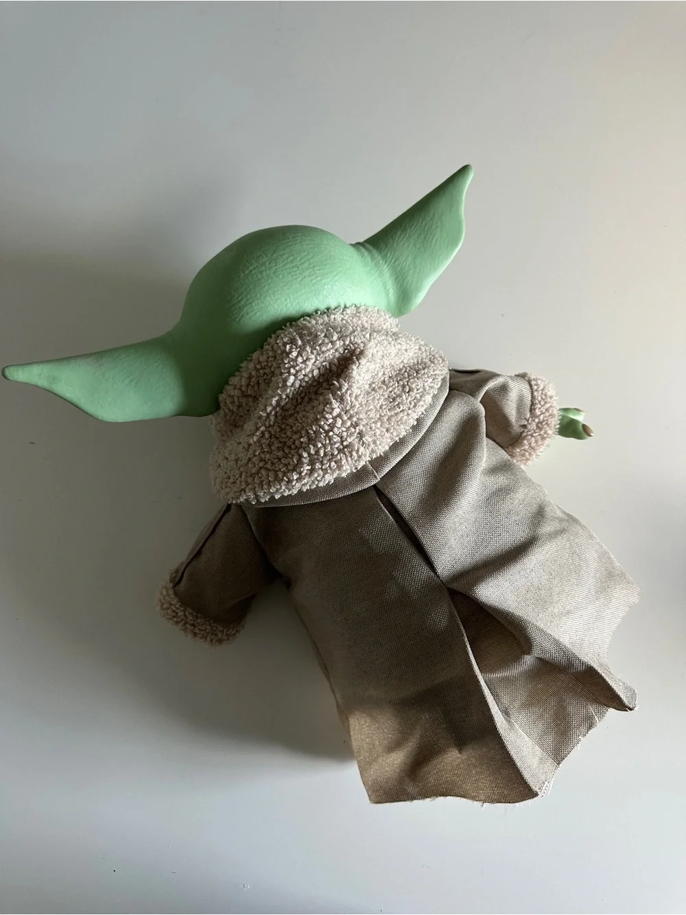 Mattel Star Wars Mandalorian Grogu Baby Yoda 11” Plush Soft Body Rubber Head👽🛸💚